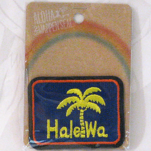 Haleiwa Happy Market ハワイアン・ワッペン HALEIWA Palm