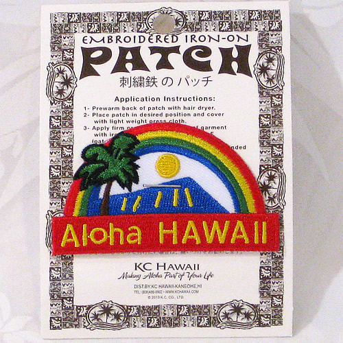 KC HAWAII ハワイアン・ワッペン Aloha HAWAII