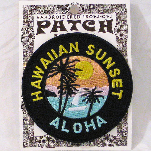 KC HAWAII ハワイアン・ワッペン HAWAIIAN SUNSET