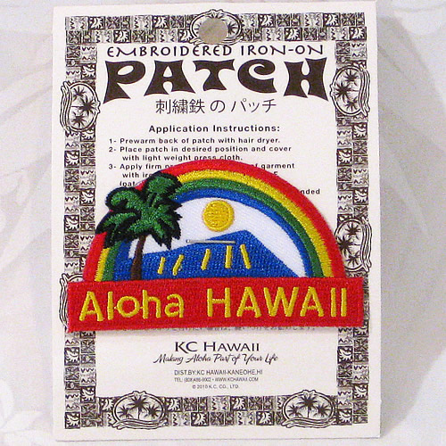 KC HAWAII ハワイアン・ワッペン　Aloha HAWAII 